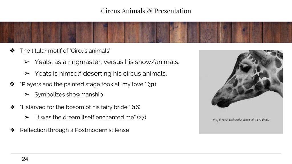 The Circus Animals' Desertion - ppt download The Circus Animals' Desertion - ppt download