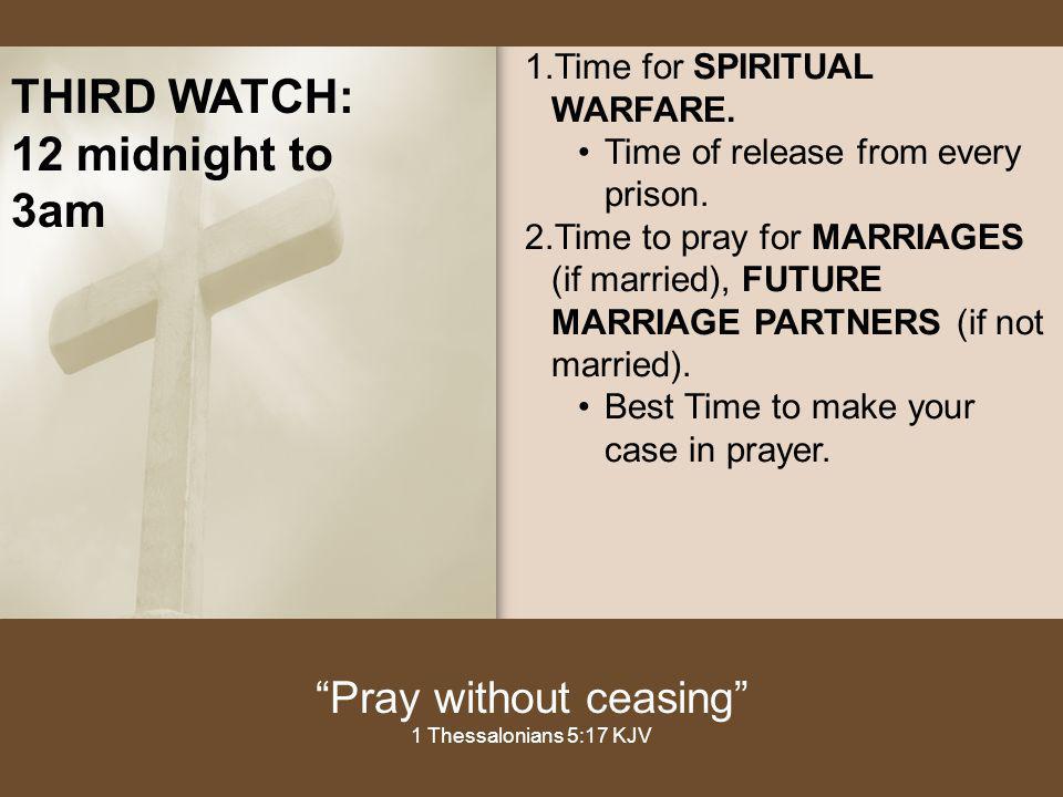 Pray without ceasing