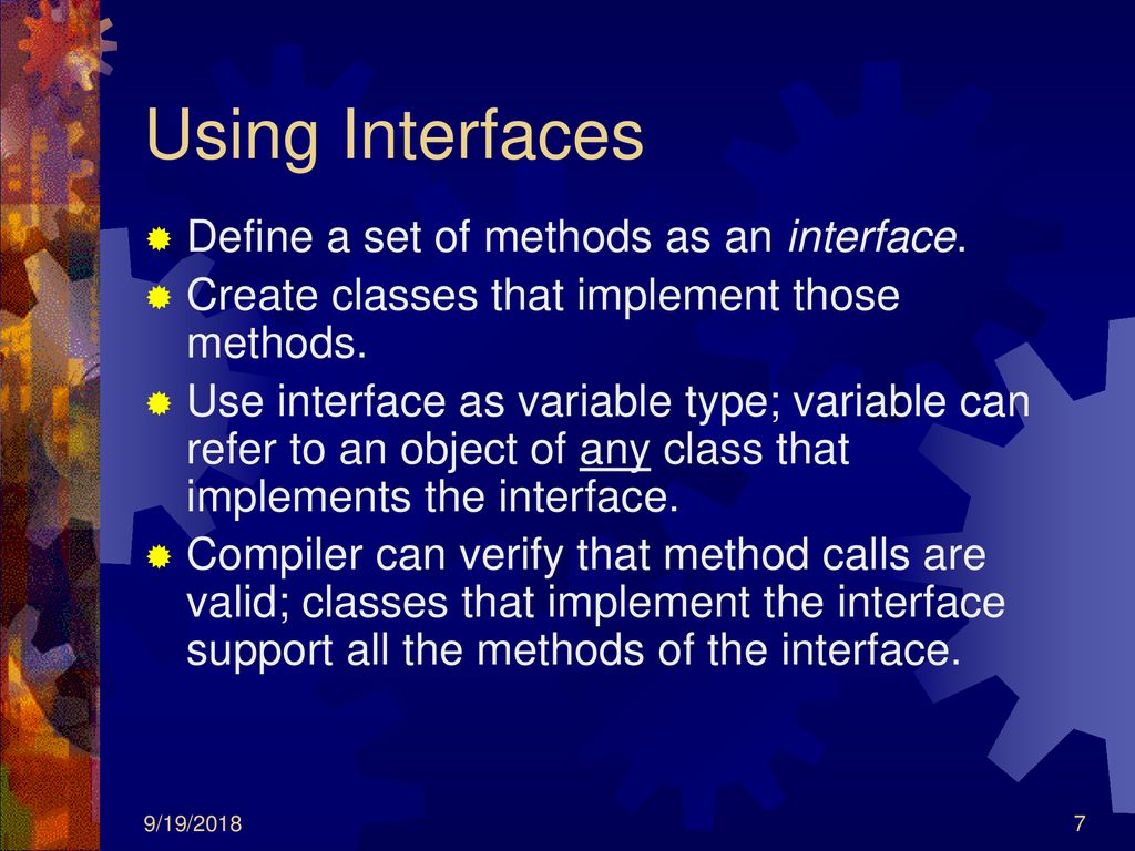 Interfaces and Inheritance - ppt download