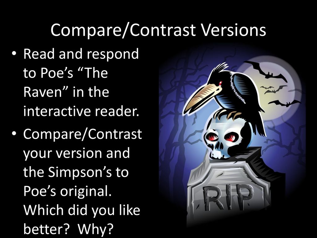 compare and contrast the raven and annabel lee