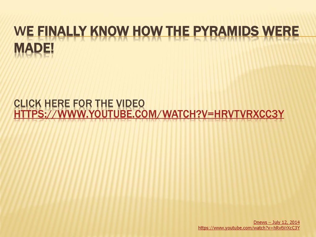We Finally Know How The Pyramids Were Made!