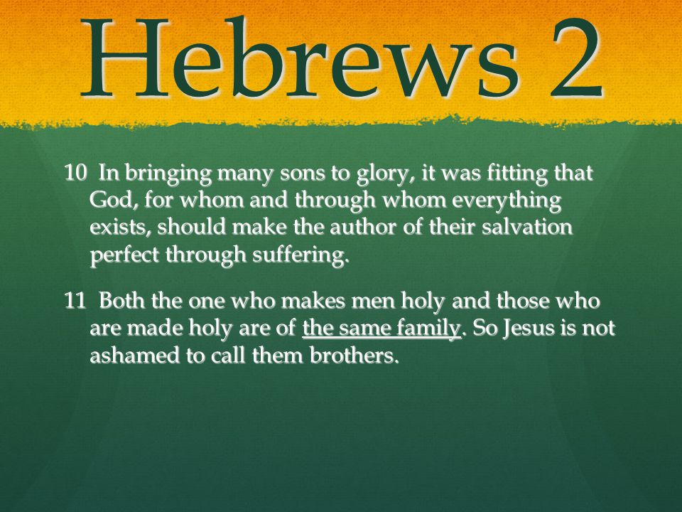 Hebrews 2