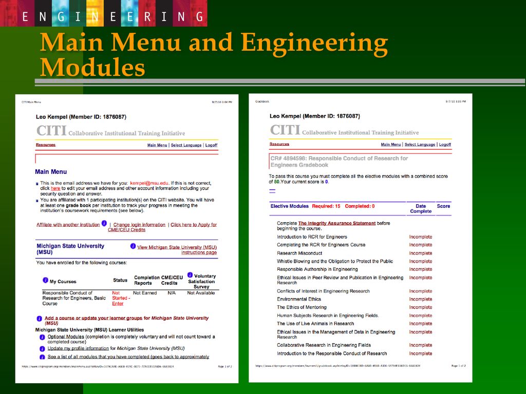 The College of Michigan State University - ppt download