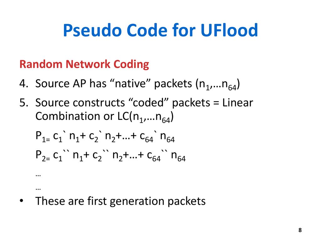 Efficient flooding for wireless mesh networks ppt download
