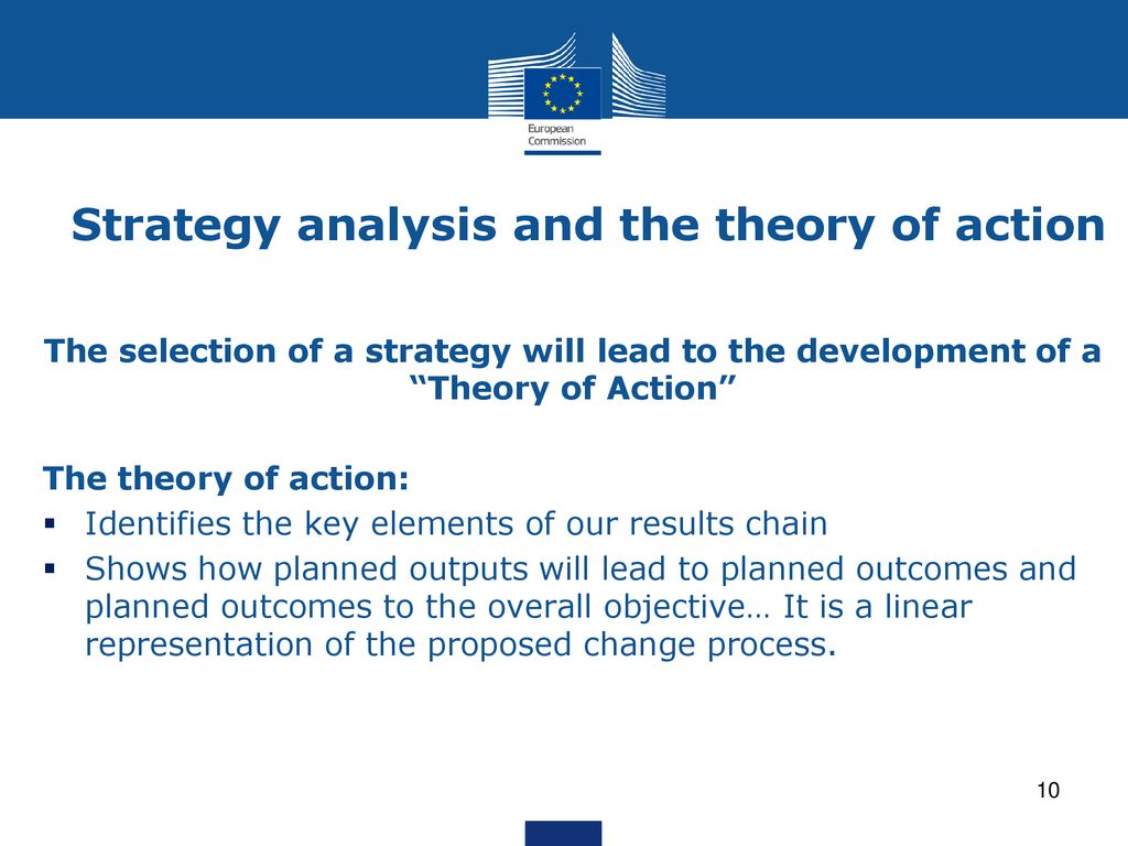 Strategy analysis and the theory of action