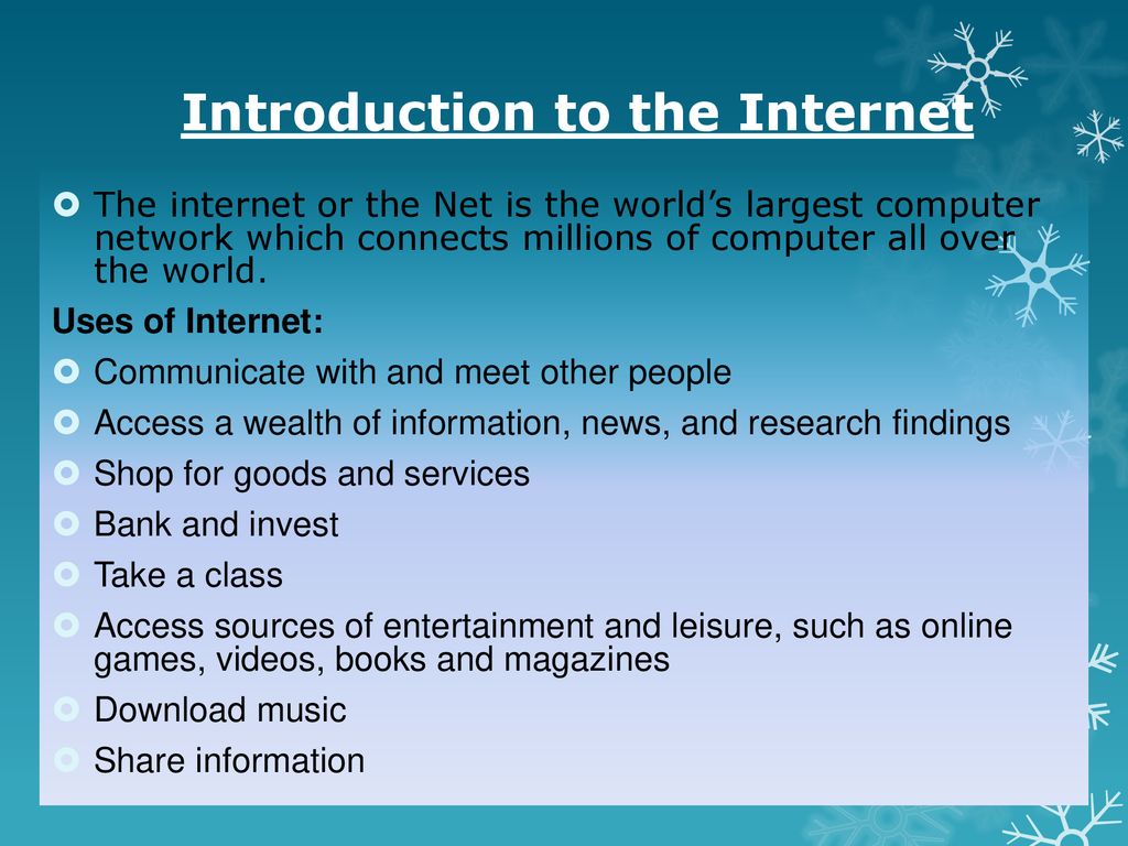 The internet ppt download