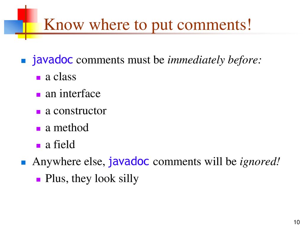 How to write good comments ppt download