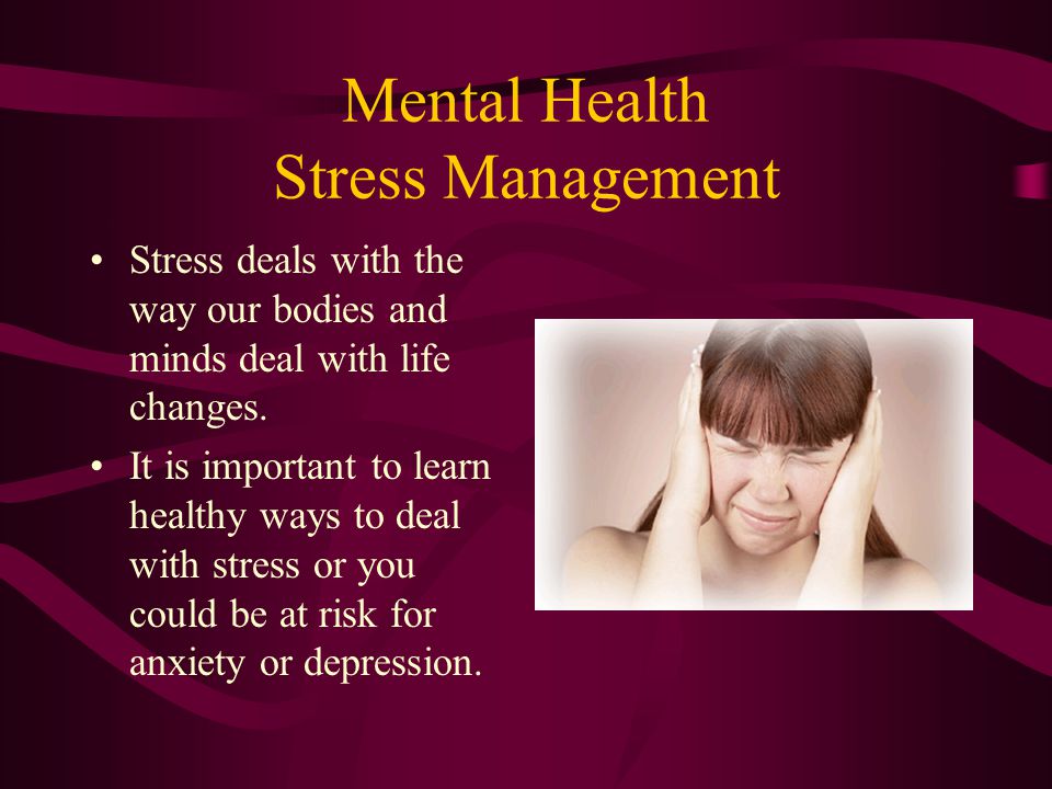 Mental Health Stress Management