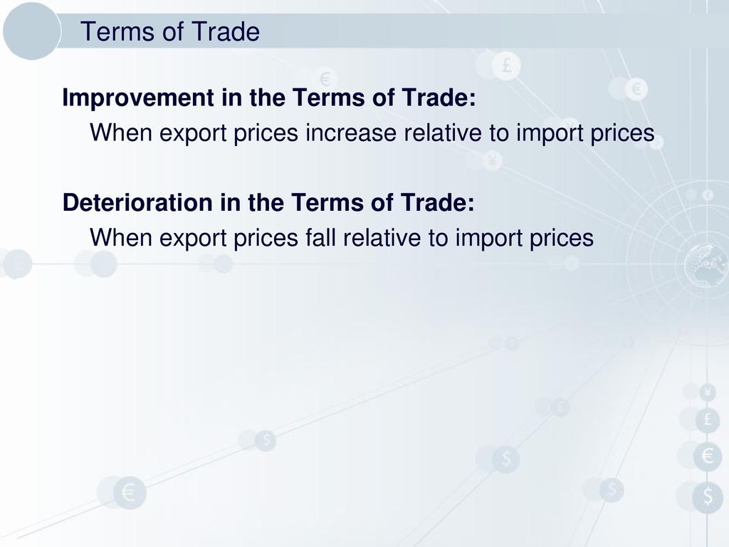 3.5 Terms of Trade HL content. - ppt download