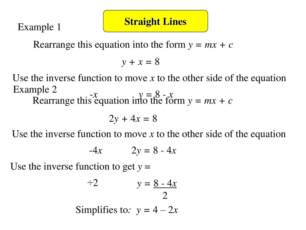 Straight Lines Objectives: - ppt download