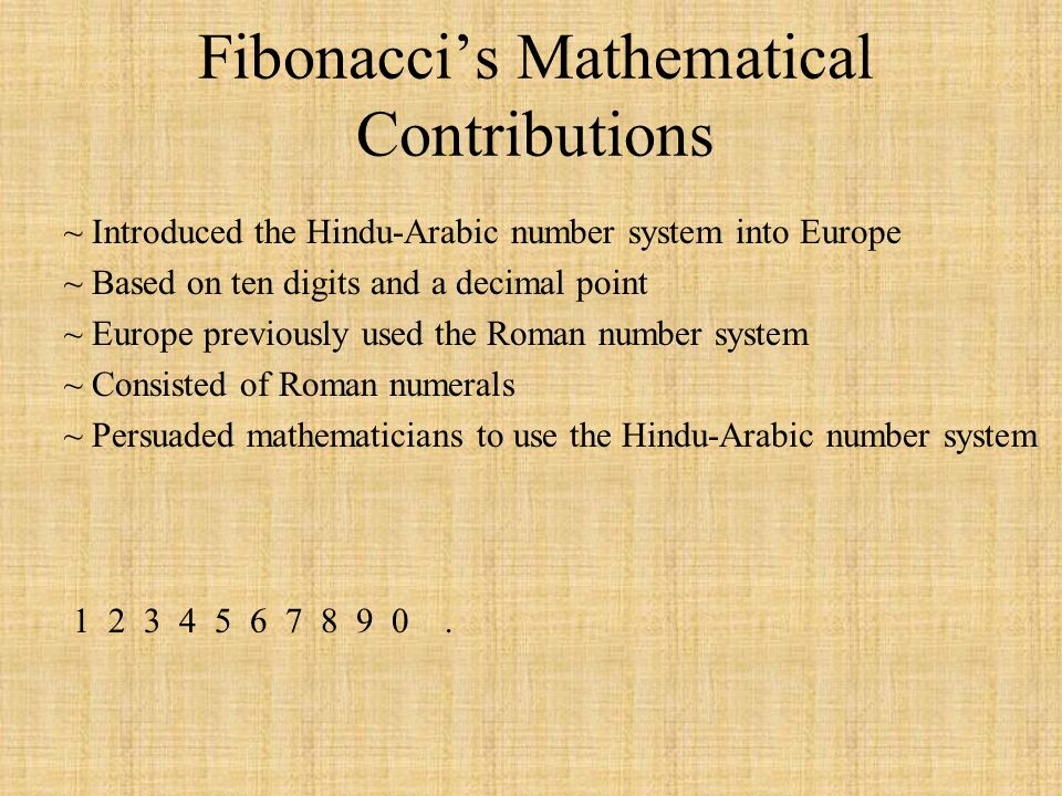 leonardo pisano bigollo contribution to mathematics