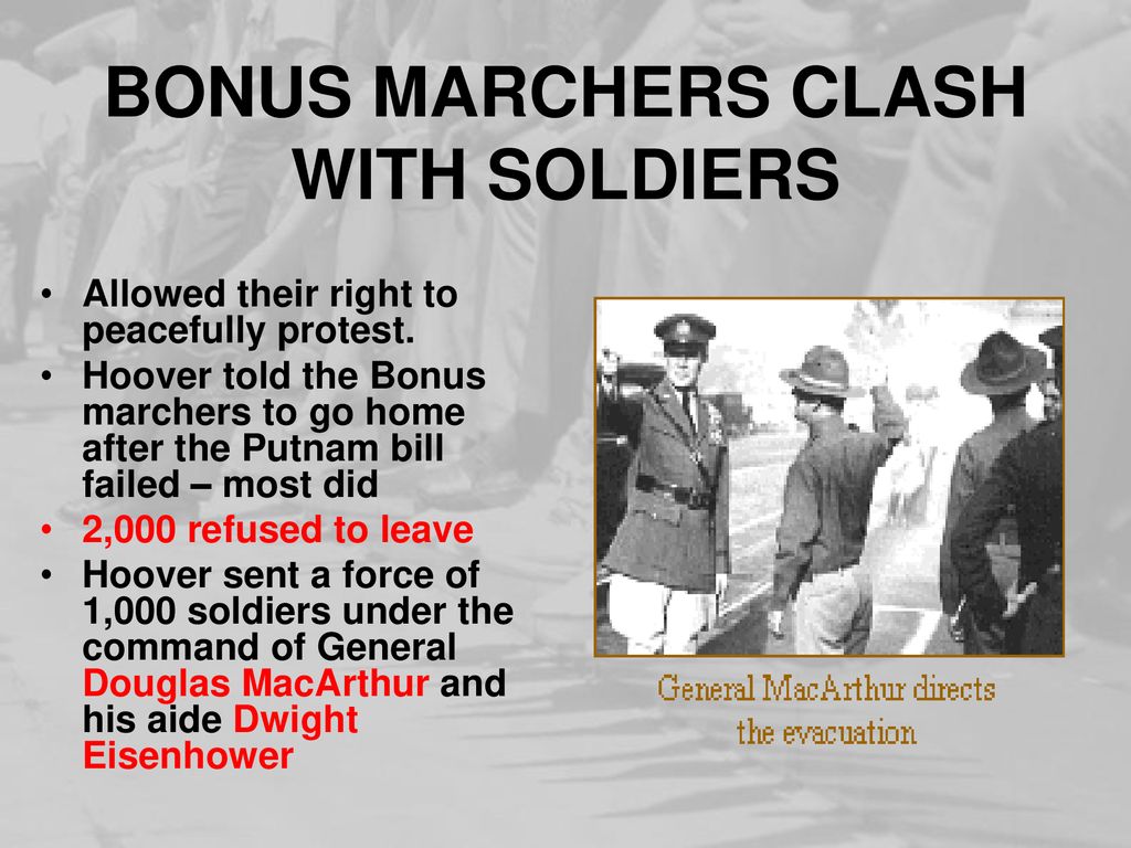 BONUS MARCHERS CLASH WITH SOLDIERS