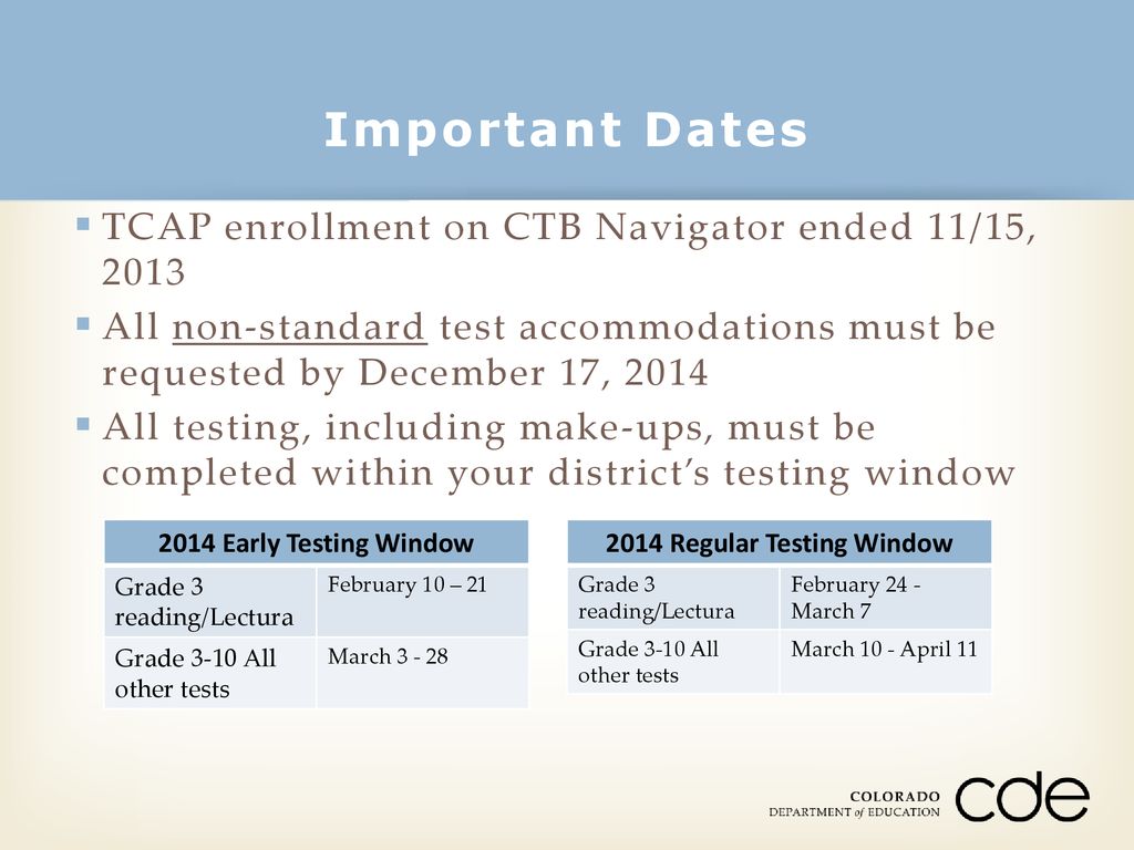 TCAP Administration Training for DACs ppt download