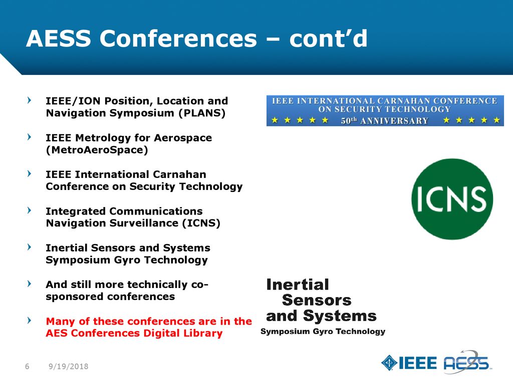 AESS Conferences – cont’d