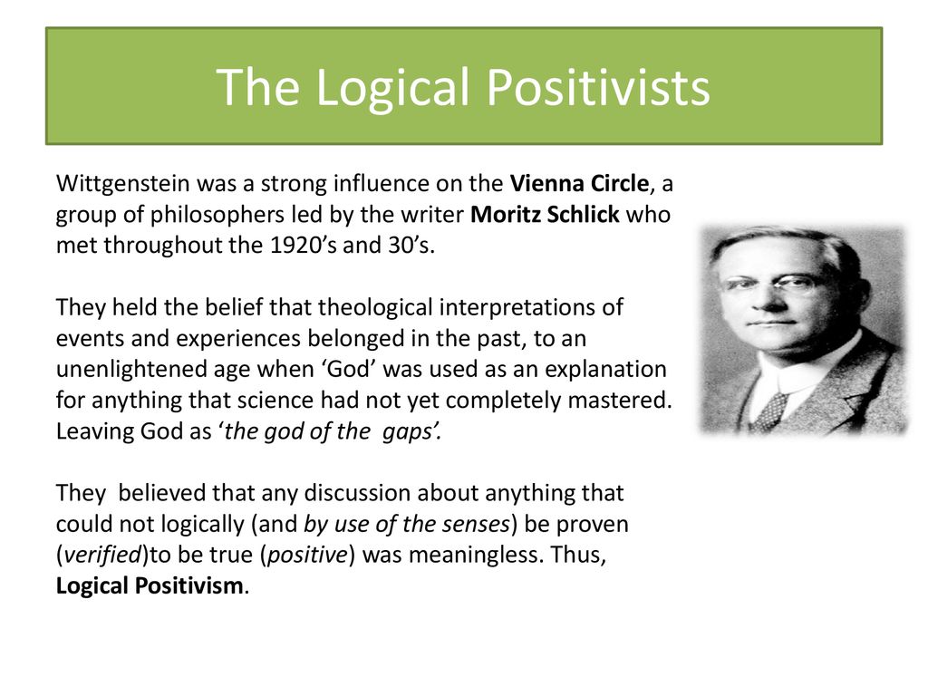 Who Invented Logical Positivism