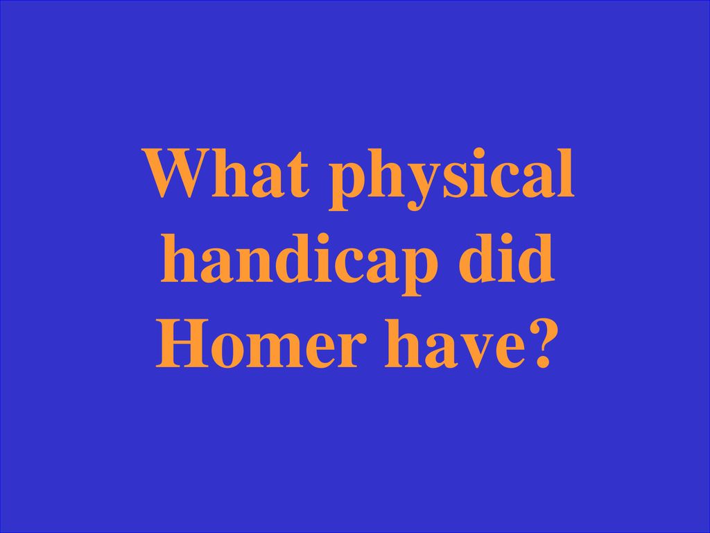 You will be given the answer you must give the correct question ppt