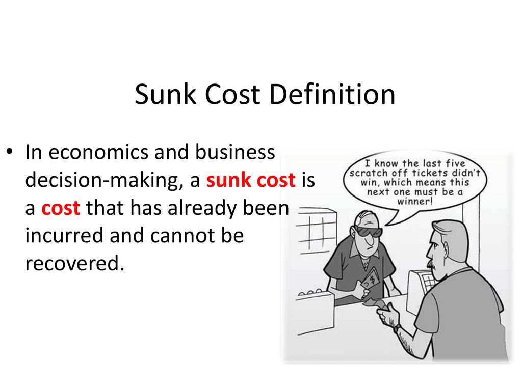 sunk cost definition economics