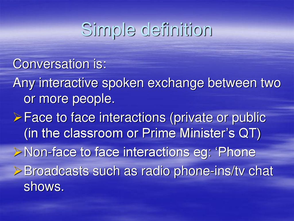 Conversational Theory - ppt download