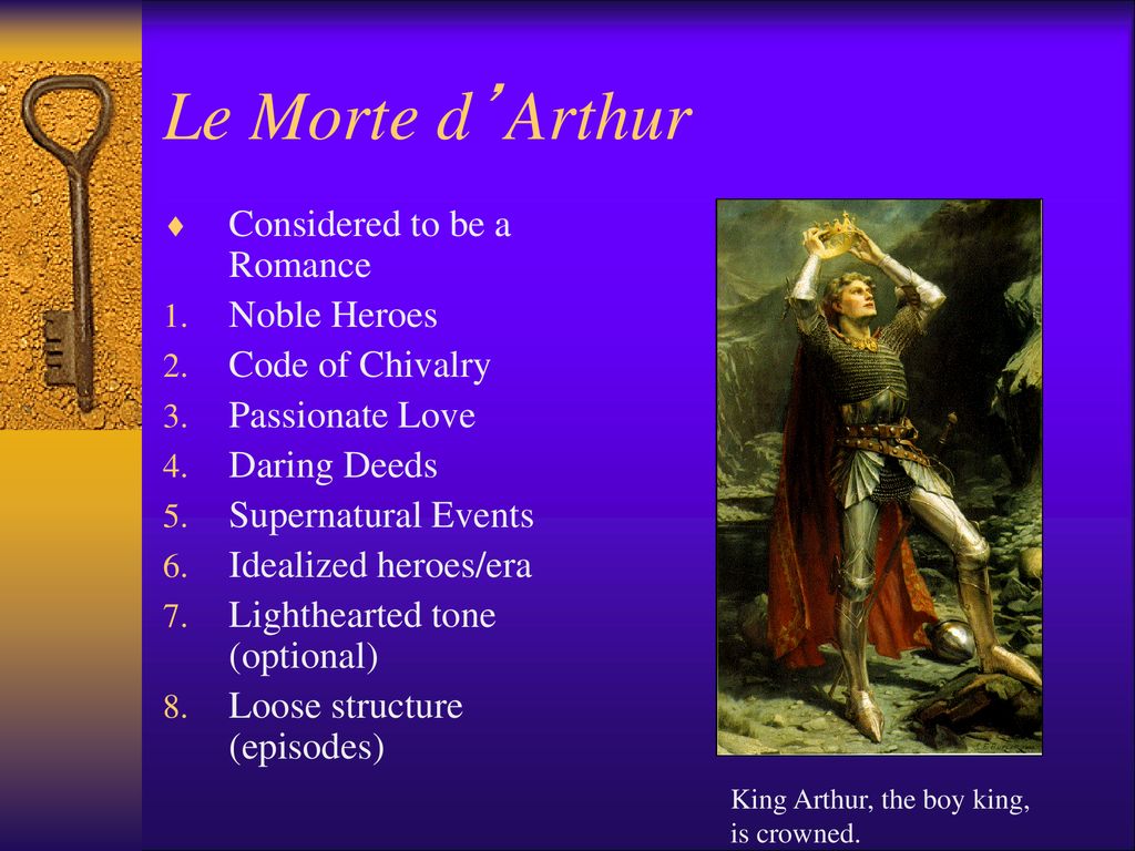 who wrote a romance called le morte d arthur
