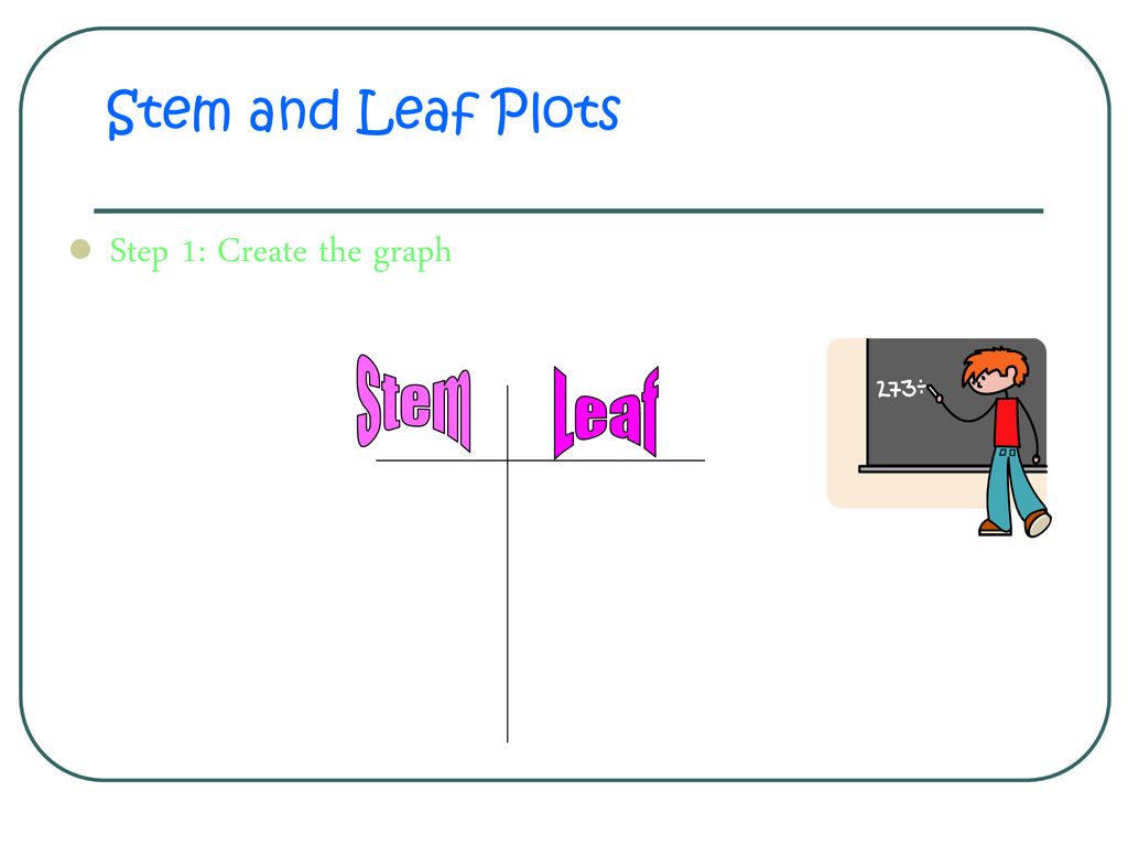 Stem and Leaf Plots. - ppt download