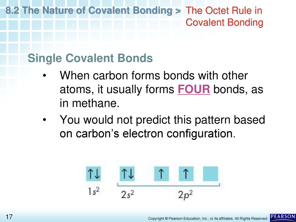 Chapter 8 Covalent Bonding 8.2 The Nature of Covalent Bonding - ppt ...