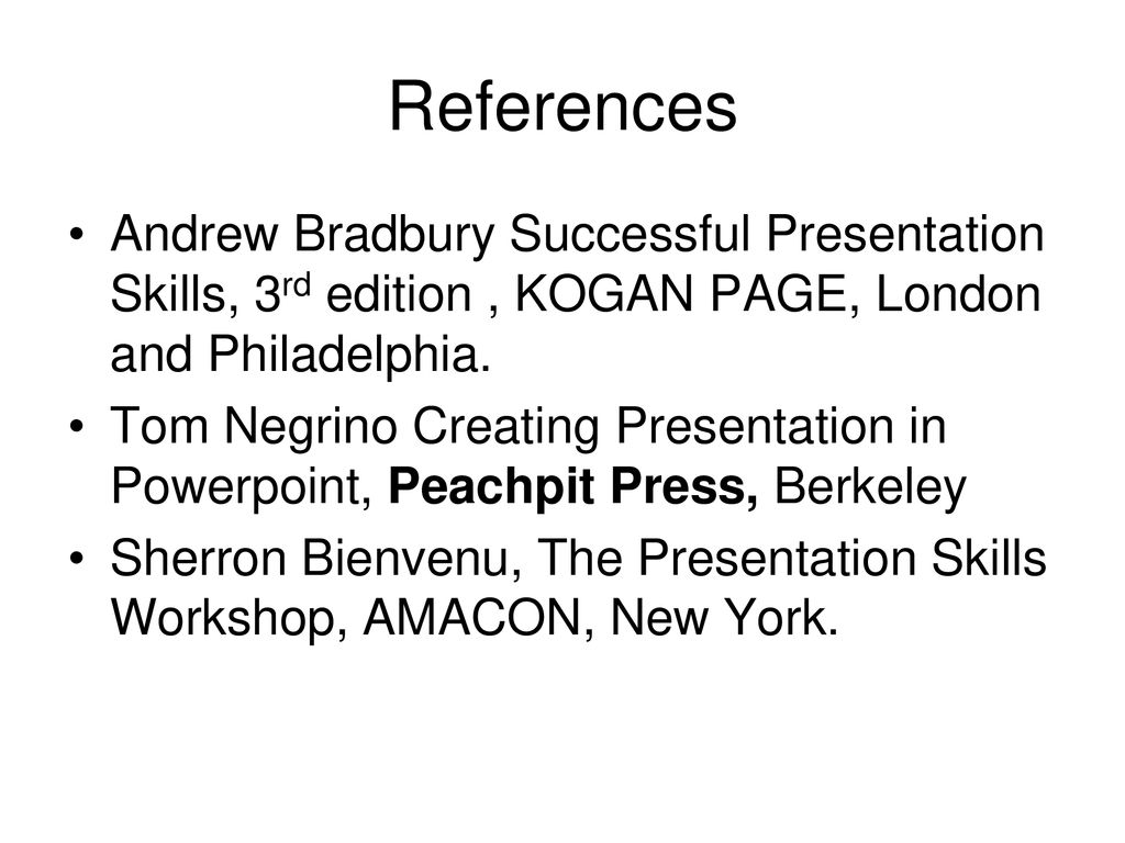 successful presentation skills andrew bradbury