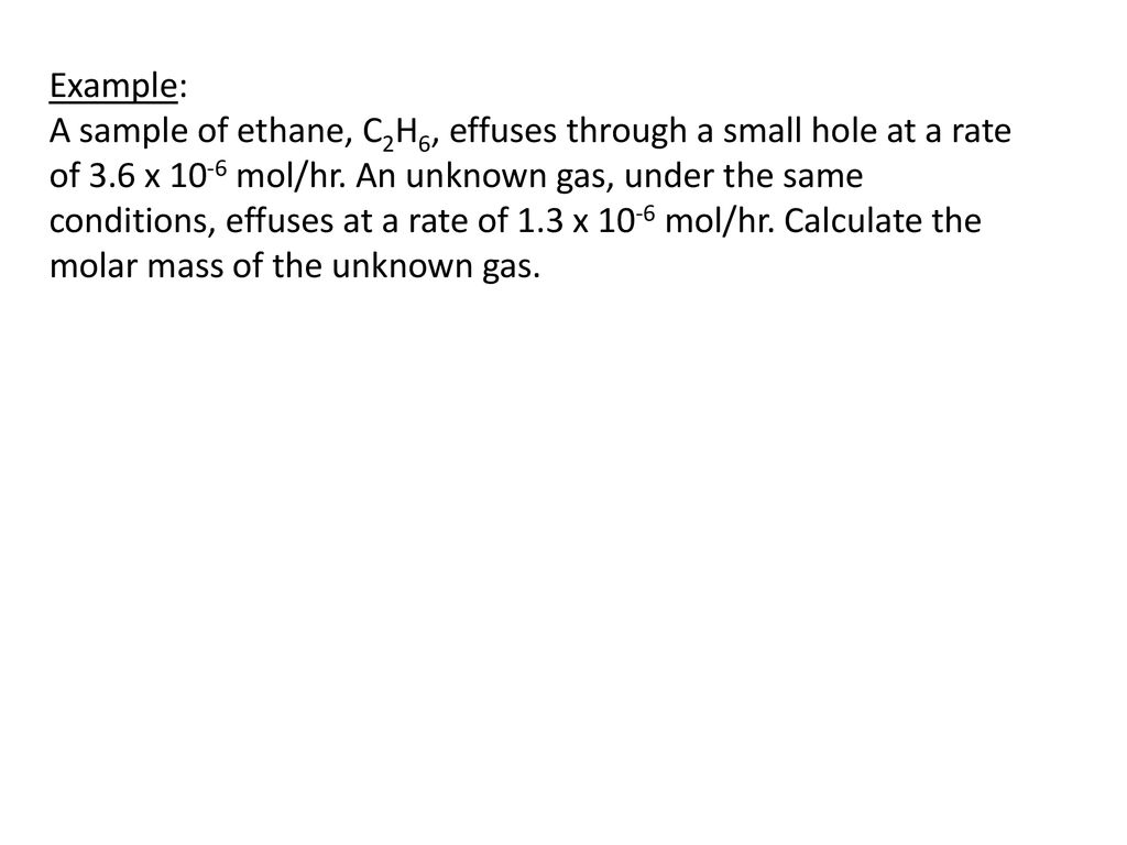 Gases and the Kinetic Molecular Theory - ppt download