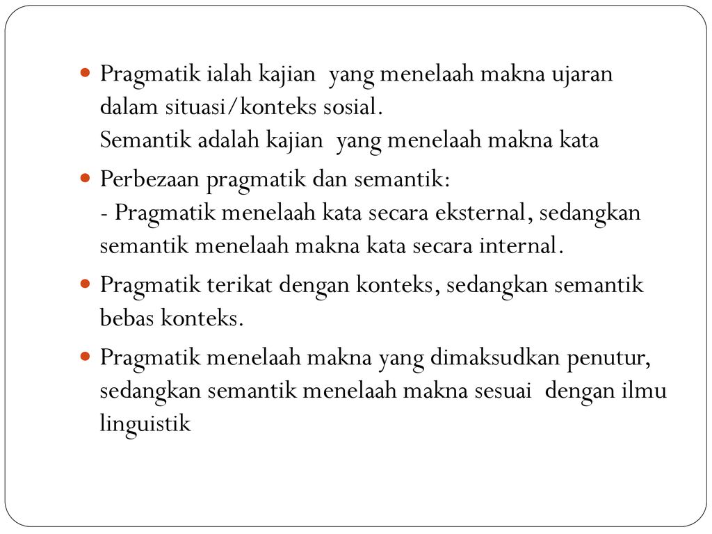 Semantik Dan Pragmatik Ppt Download