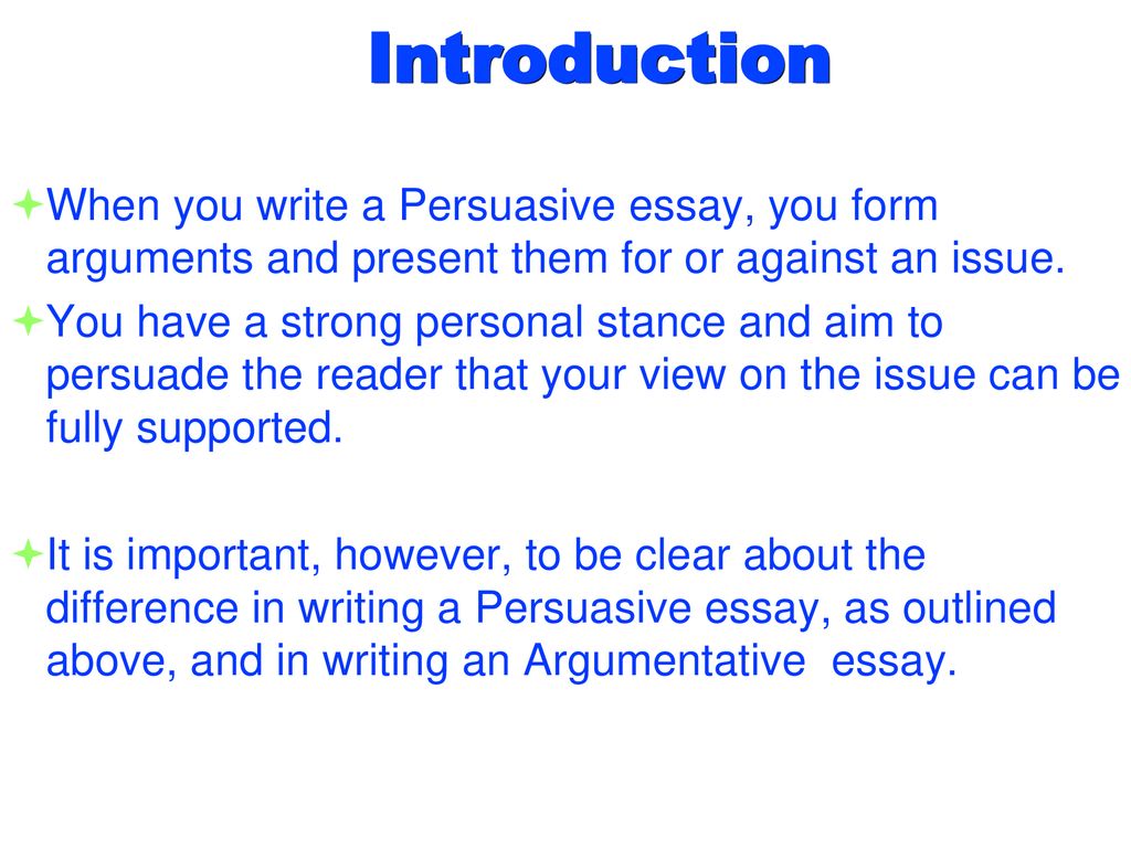 Writing a Persuasive Essay Nat 10/Higher Folio - ppt download