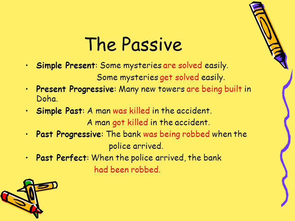 Present simple passive презентация