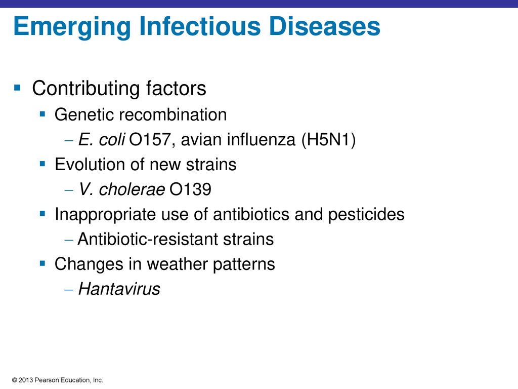 Pathology Infection And Disease Ppt Download   Emerging Infectious Diseases 