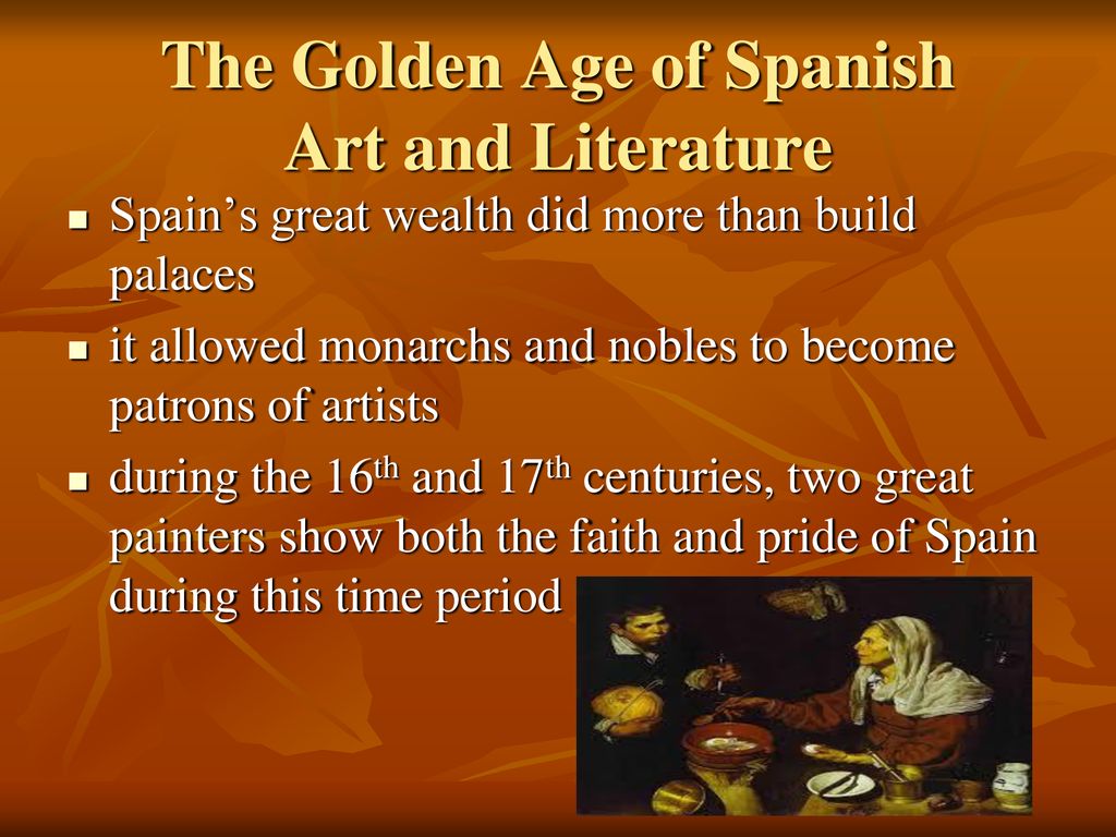 The Golden Age of Spanish Art and Literature