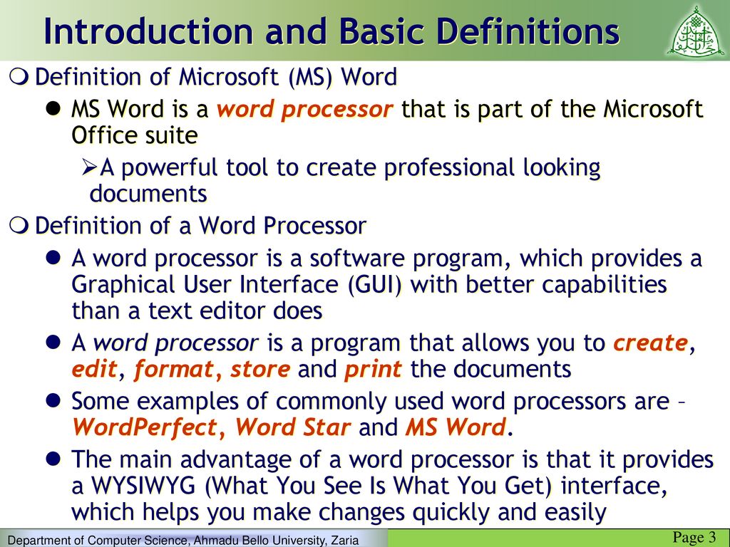 What Is Microsoft Word (Definition)? What Is MS Word Used For