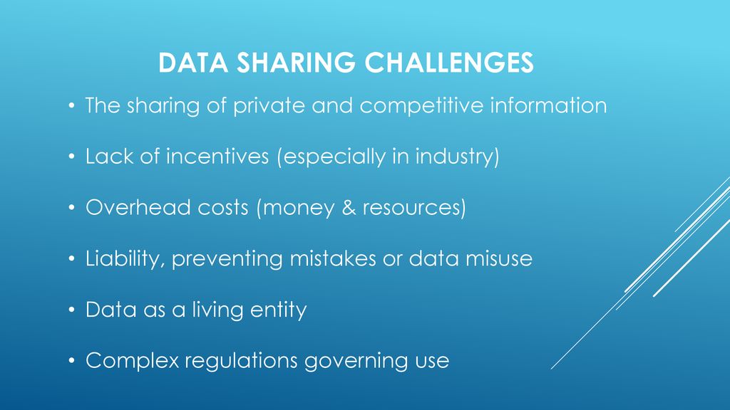 “Enabling Seamless Data Sharing in Industry and Academia” - ppt download