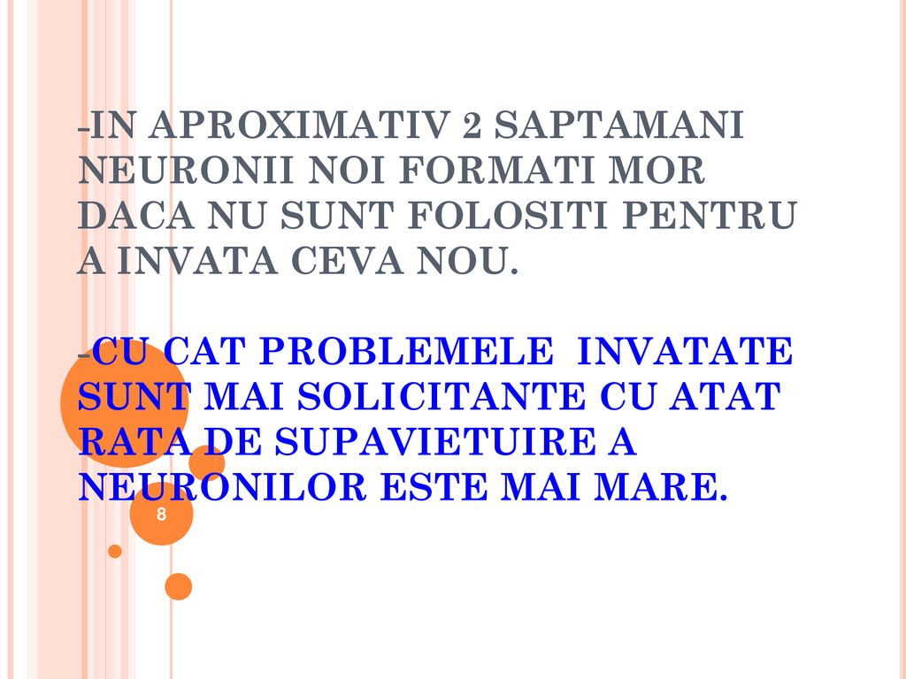 Cum Putem Salva Neuronii Noi Formati Ppt Download