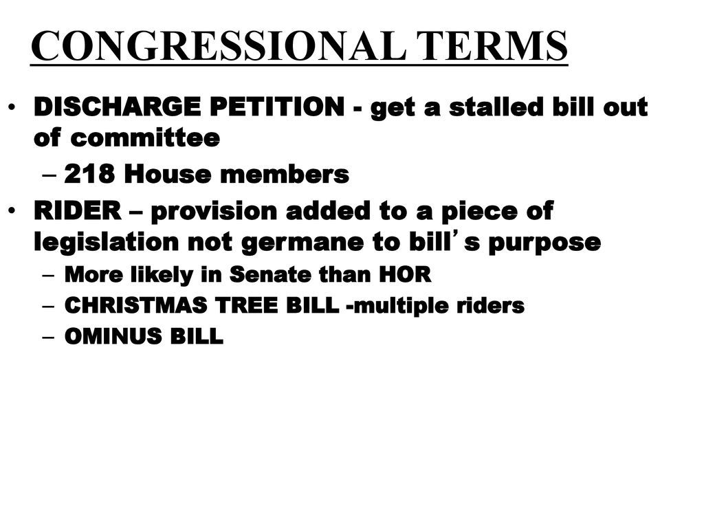 CH. 7 THE LEGISLATIVE BRANCH ppt download
