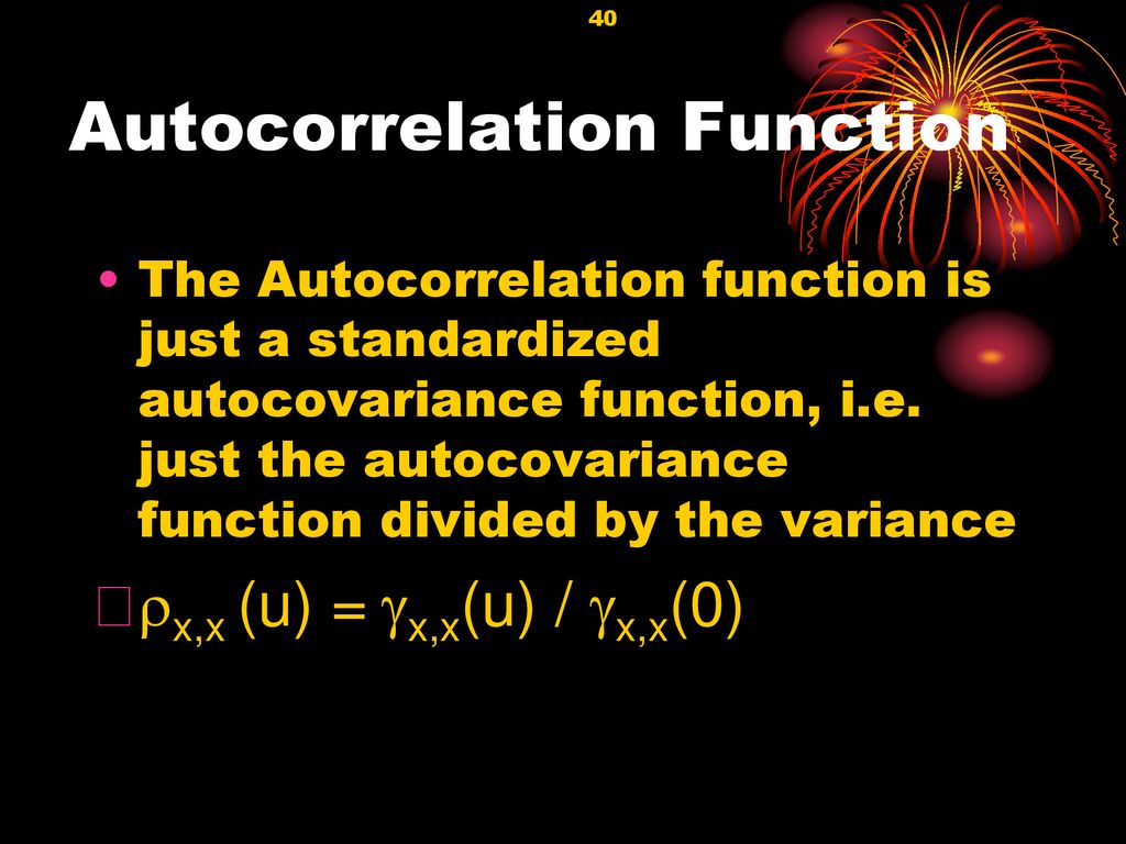 Autocorrelation Function