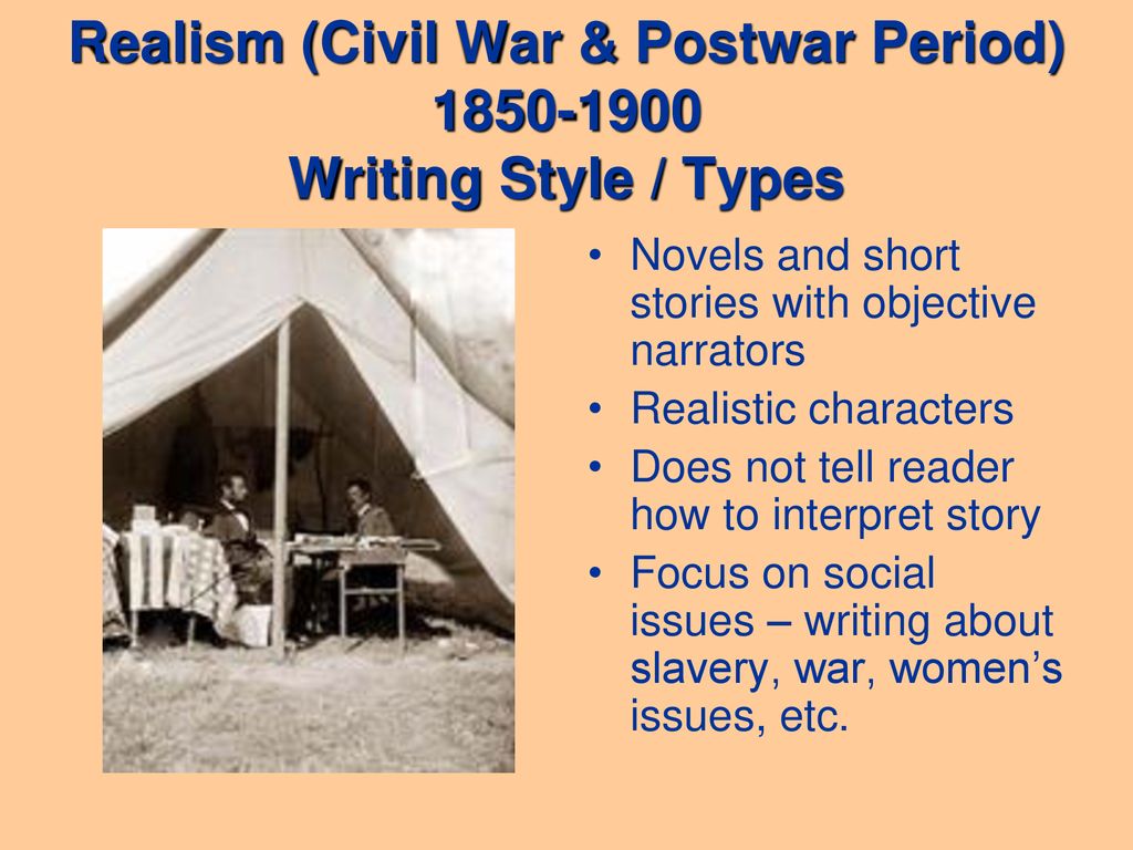 American literary periods and their characteristics ppt download