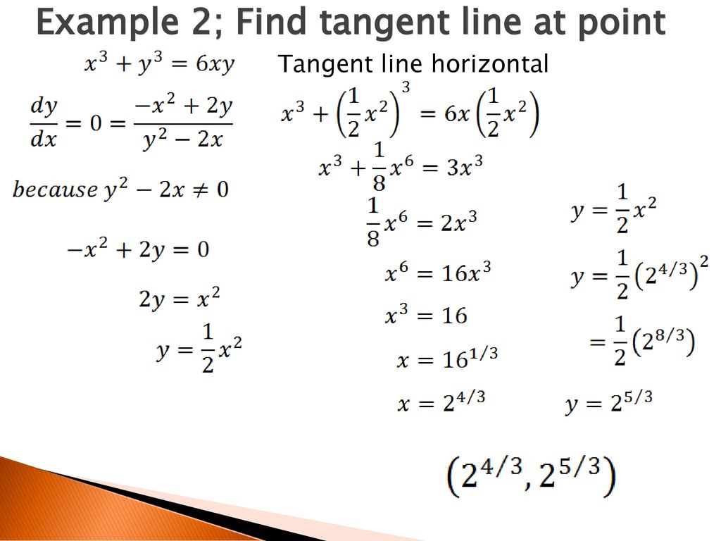 Implicit differentiation ppt download