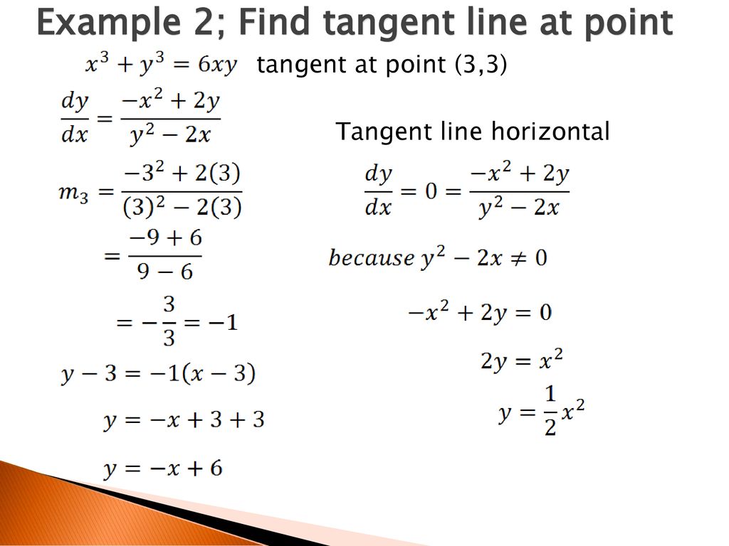 Implicit differentiation ppt download