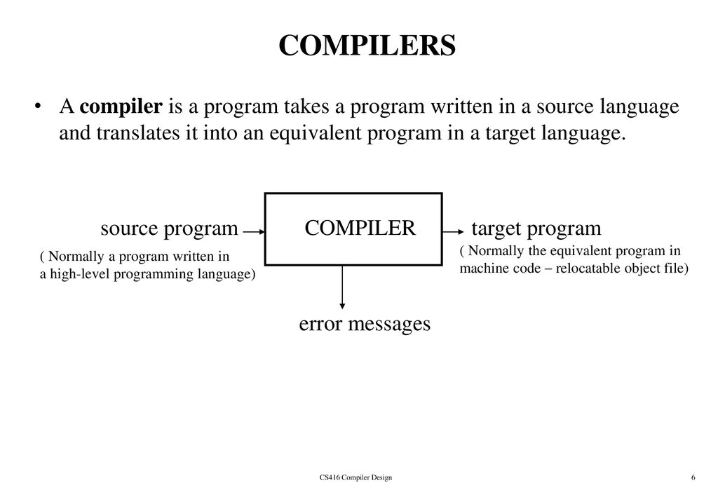 CS416 Compiler Design lec00-outline September 19, ppt download