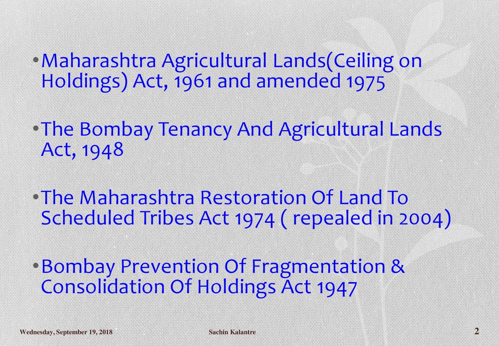 land-reform-acts-in-maharashtra-registrar-deputy-collector-ppt-download