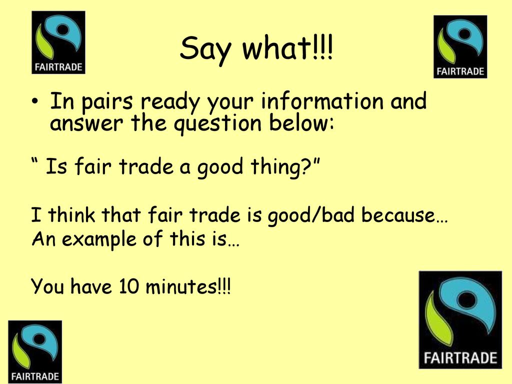 Reader Question: What Does Fair Trade Mean?