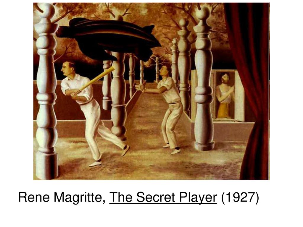 René Magritte. Le Joueur secret (The Secret Player). Brussels, 1927