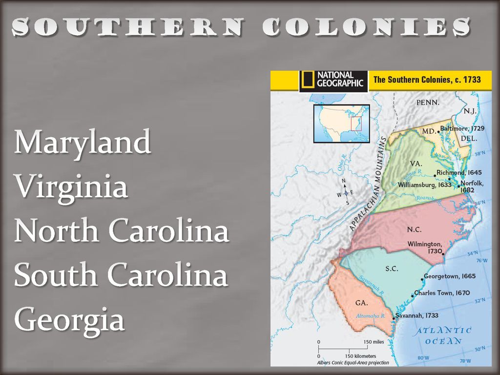 The Southern Colonies. - ppt download