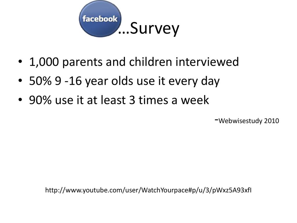 …Survey 1,000 parents and children interviewed