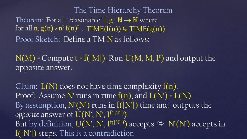 Cs154 Lecture 12 Time Complexity Ppt Download