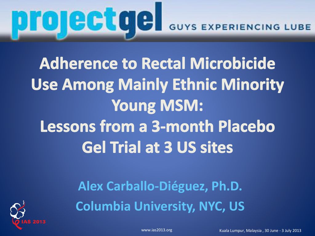 Alex Carballo-Diéguez, Ph.D. Columbia University, NYC, US