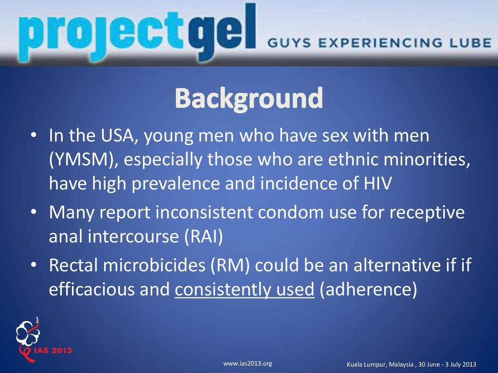 Background In the USA, young men who have sex with men (YMSM), especially those who are ethnic minorities, have high prevalence and incidence of HIV.