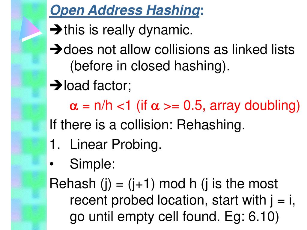 Hashing: is an alternative search technique (earlier we had BST ...